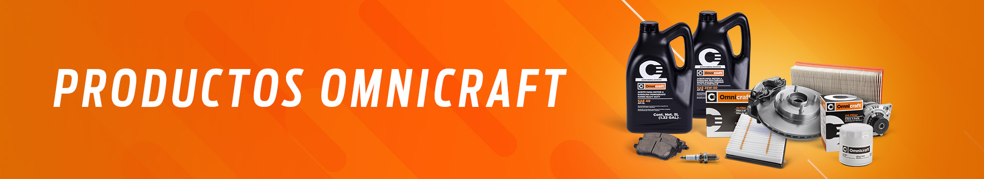 Productos Omnicraft donde encontrarás las refacciones multimarca para todos los vehículos
