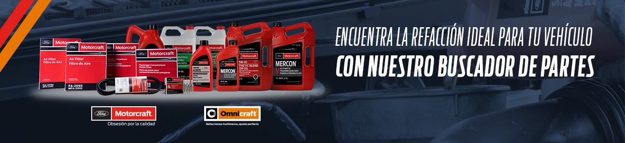 Catálogo Motorcraft donde encontrarás las refacciones de mayor calidad para todo tipo de vehículos