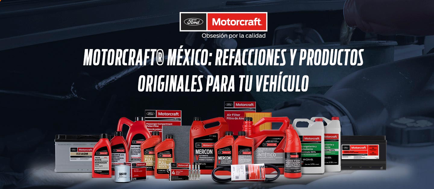 Descubre la Línea de Refacciones Originales Motorcraft para tu Vehículo y Motocicleta Multimarca