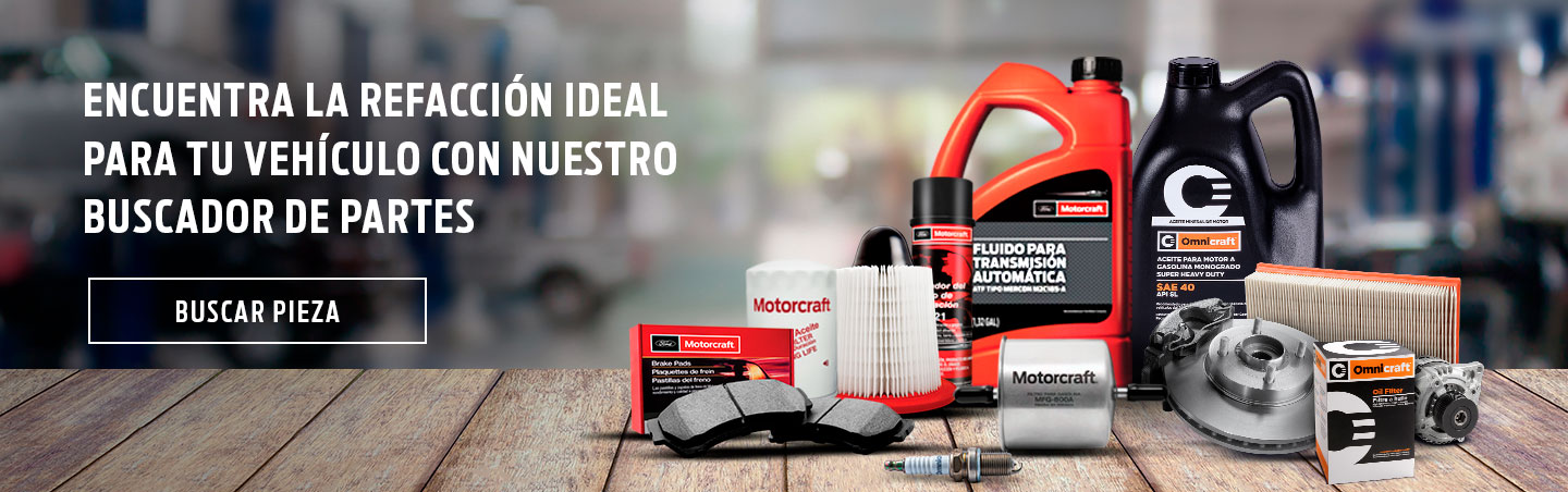 Encuentra Refacciones Motorcraft y Omnicraft para tu Auto, SUV o Camión