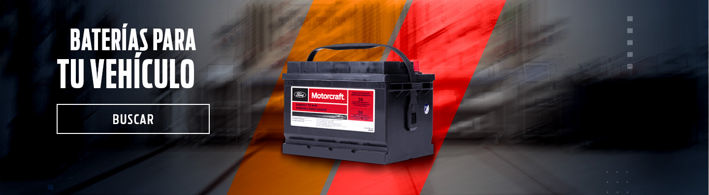 Baterías Motorcraft diseñadas con alta tecnología y estrictas normas de calidad para tu vehículo