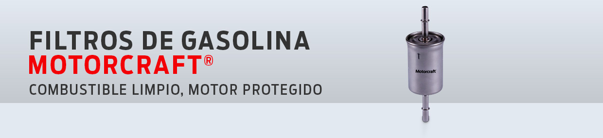 Protege tu Vehículo con los Filtros de Gasolina Motorcraft Originales Multimarca. Encuentra el tuyo