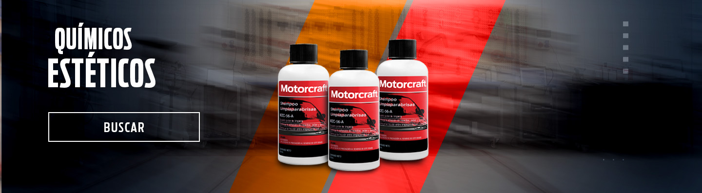 Las Químicos Estéticos Motorcraft son una gran opción para darle a tu vehículo la mejor apariencia