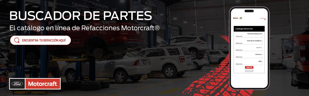 Encuentra la Refacción Motorcraft Original en Nuestro Buscador de Partes y Piezas Multimarca