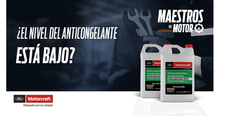 Conviértete en un Maestro del Motor: usa Anticongelantes Motorcraft para un Rendimiento Óptimo