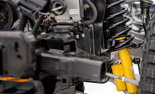 Batería Motorcraft® instalada en vehículo